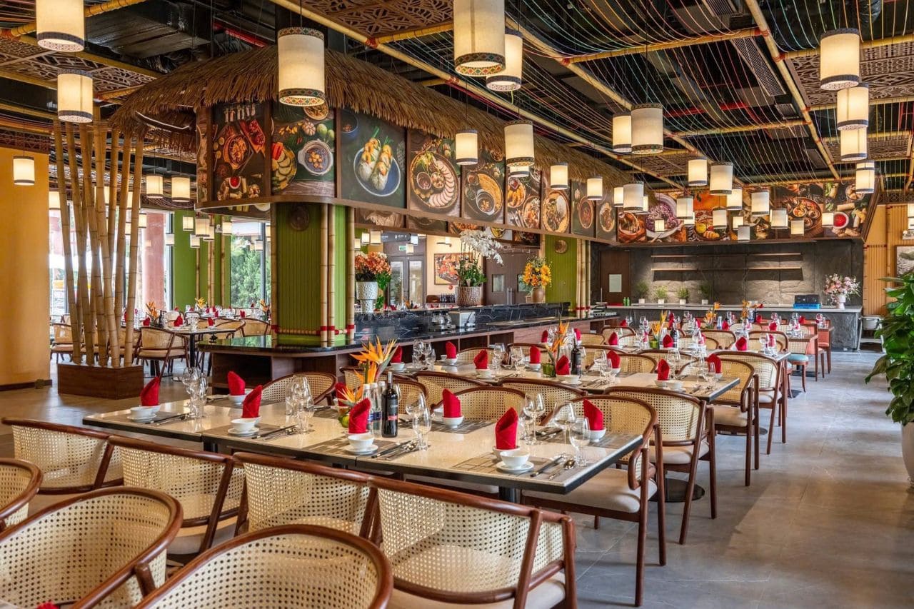 Nha hang flamingo tan trao